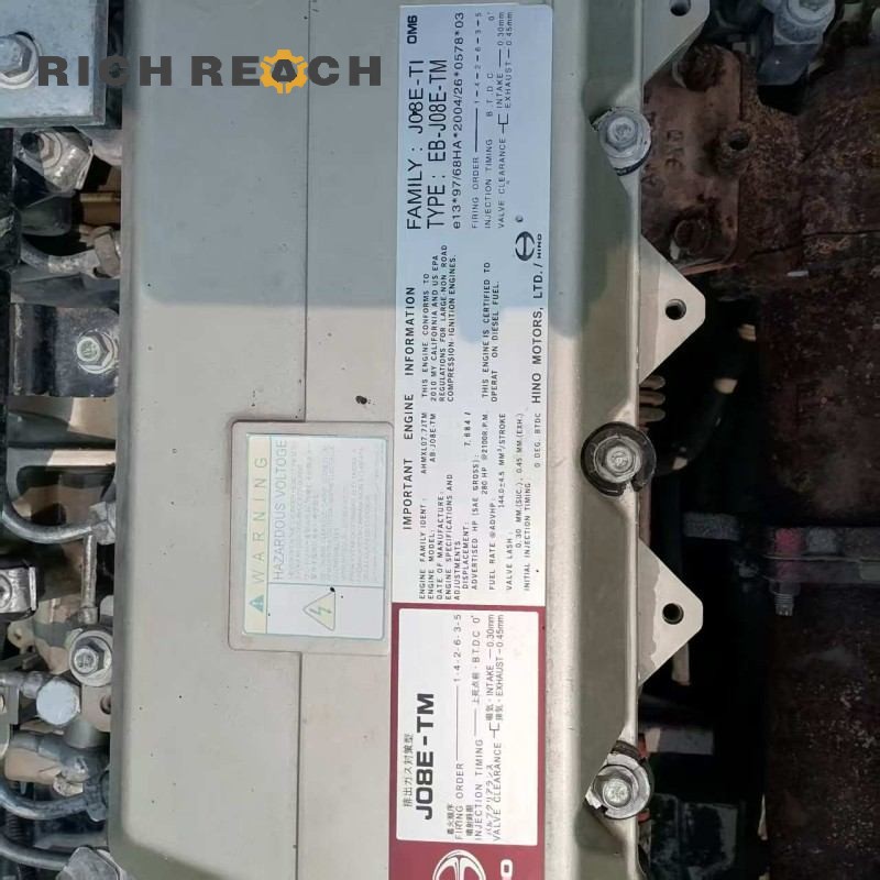 Rear exhaust stack and access ladder of a 2017 Kobelco SK350LC excavator, priced at $34,722